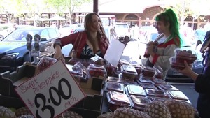 Girls Out West - Orgasm in public in HD