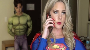 Big Penis Virgin Fan Fucks Super Girl In The Butt