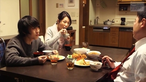 Hairy asian stepmom threesome