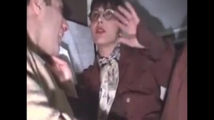 Pussy fucking along with erotic stepmom in glasses