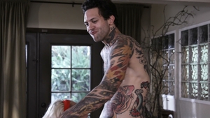 Zero Tolerance: Inked Adonis Dominates Blonde Beauty